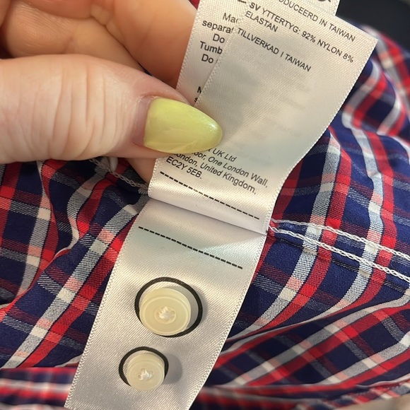 UNTUCKit Casual Button Down Shirt Plaid Size XL Long Sleeves Men - Picture 6 of 7